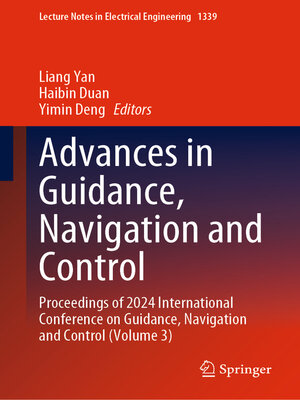 cover image of Advances in Guidance, Navigation and Control